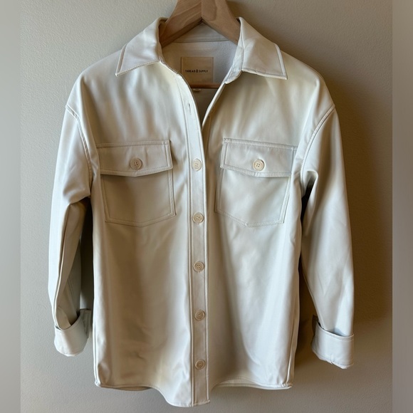 Thread & Supply Tops - Thread & Supply Pleather Shacket